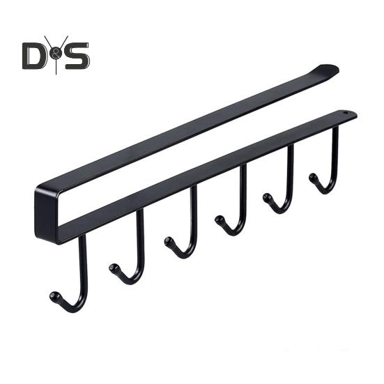 Подставка для кофейной чашки, крючок, устойчивый к ржавчине, прочный, выдерживающий нагрузку, легко устанавливаемый под шкафом держатель для кружек