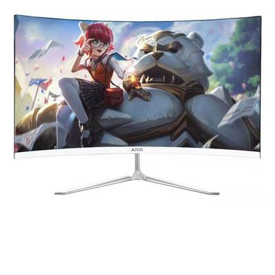 24-дюймовый изогнутый дисплей для киберспортивного компьютера - монитор FHD1080P VA 75 Гц LED-монитор 99% SRGB HDMI VGA Устройство регулировки наклона Черный Белый HA240-1K-75 Гц