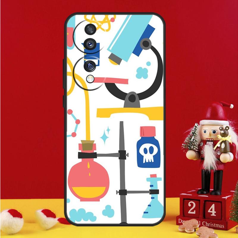 Винтажный кейс для химической лаборатории для Honor Magic 5 6 7 8 Pro Honor 200 400 50 70 90 Lite X8b X8c X9a X9b X9c Win RT Чехол