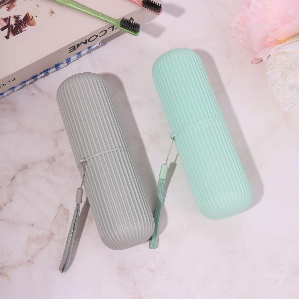 Контейнер Дорожный стаканчик Аксессуары для ванной Зубная щетка Нескользящая полоска Футляр для зубной щетки Коробка для хранения