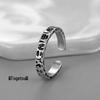 Men's Adjustable Retro Hip-Hop Open Ring