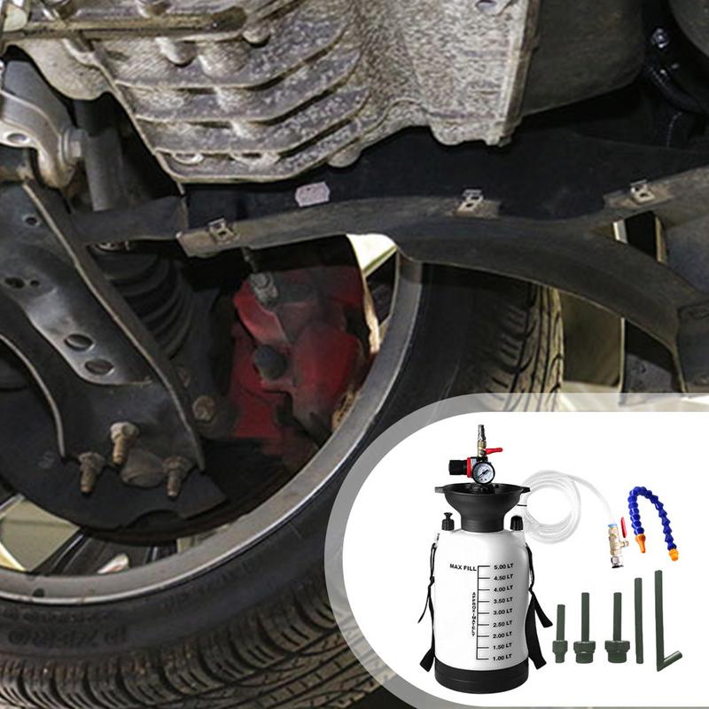 Наполнитель трансмиссионного масла 5 л Насос для трансмиссионного масла Эвакуатор жидкости Насос для перекачки жидкости Автомобильный масляный насос Экстрактор С адаптерами Для