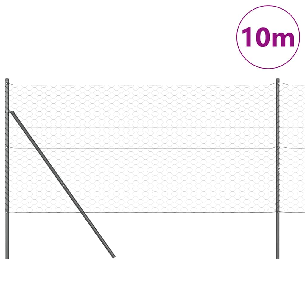 Ground Fix Welded Wire Fence 10 x 1 m (W x H)