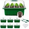 Садовый propagator 72 ячейки для рассады, черенков, с прозрачной крышкой