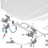 BMW X5 F15 Hood Lock Block - 51237308068