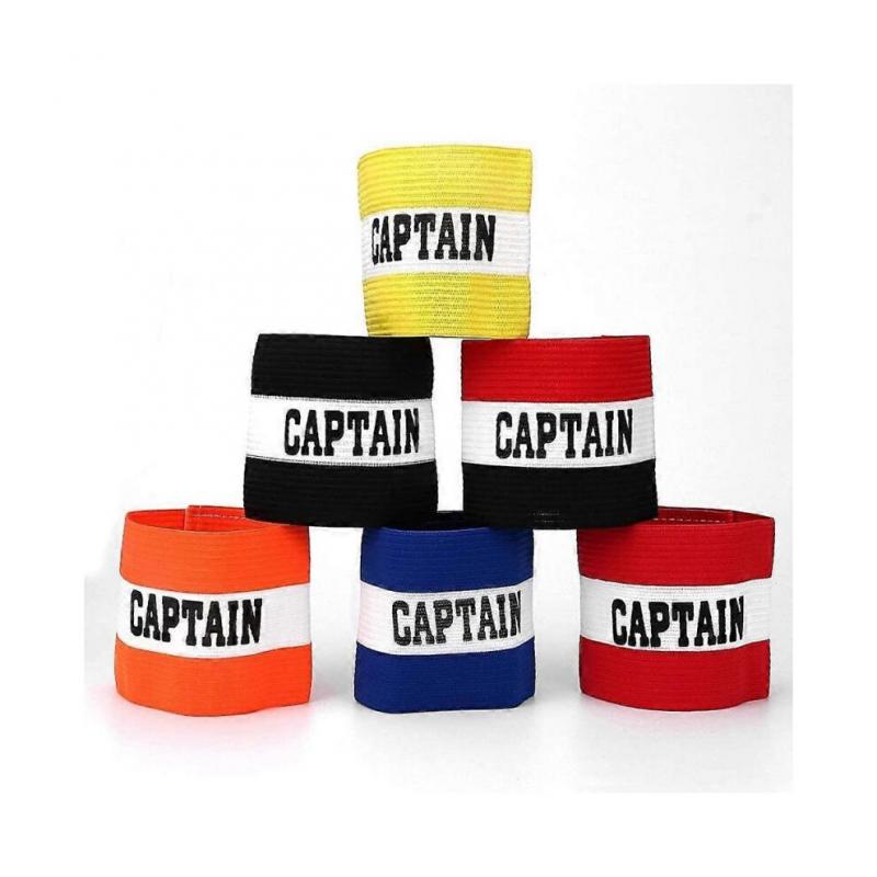 6-Pack Adult and Youth Soccer Captain Armbands, Six Colors Soccer Band Soccer Captain Armbands