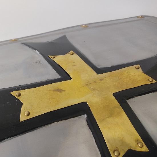 Templar Cross Shield, Medieval Heater Shield, Medieval Knight Cross Shield, Medieval Crusader Shield, Role Play Shield, Wall Décor