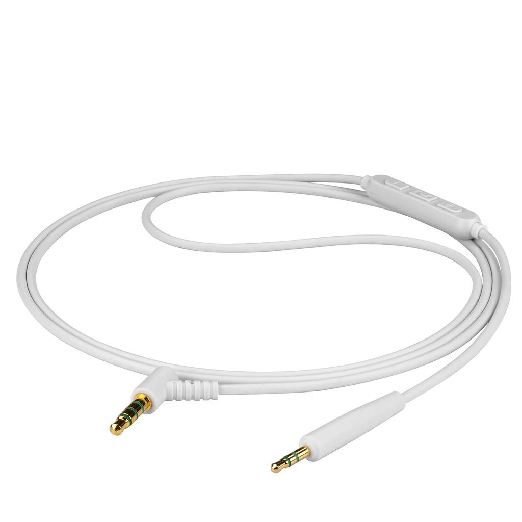 GEEKRIA Аудиокабель для наушников JBL 770NC 760NC Live 760NC 670NC 2,5 мм со встроенным микрофоном и регулятором громкости 1,2 м