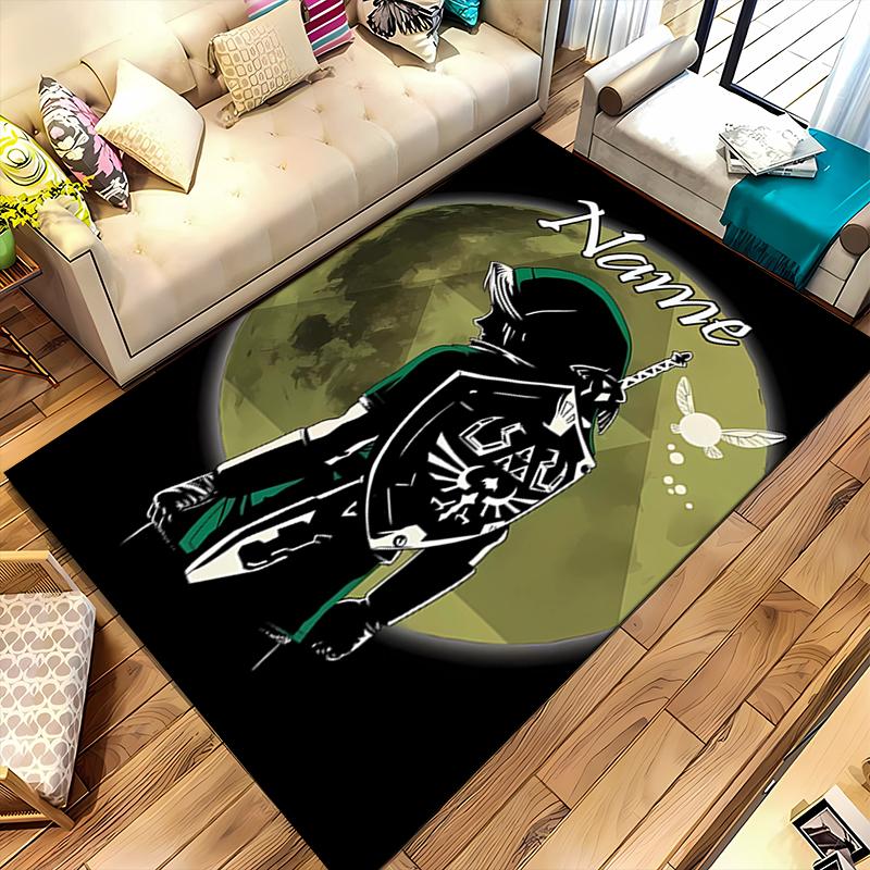 Custom personalization The Legend of Zelda Breath of the Wild Area Rug - Perfect For Kitchen, Bathroom,Laundry Room Decor Large Size Available,Gift Al