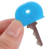 10 шт. разноцветные резиновые мягкие замки для ключей, крышки для ключей, брелок-топпер