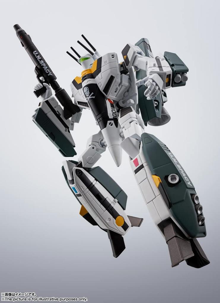 TAMASHII NATIONS HI-METAL R Super Dimension Fortress Macross VF-1S Super Valkyrie (Hikaru Ichijo Custom) Approximately 140mm Die-cast, ABS &