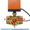 Three-Way Ball Valve for Fan Coil, Floor Heating, Solar Water, and Irrigation Systems