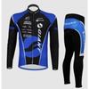 Winter Thermal Fleece Cycling Set Long Sleeve Jersey Pants Road Mountain Bike