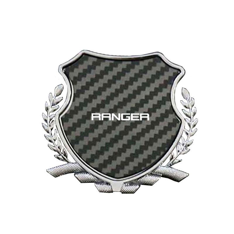 Zinc Alloy Metal Car Fender Emblem Side Window Badge Styling Decal For Ford RANGER Logo Exterior Modification Decor Accessories