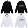 Унисекс толстовка с капюшоном Amri Design с принтом из букв - Модный европейский и американский стиль High Street