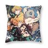 Anime Demon Slayer Tengen Uzui Pillowcase Printing Fabric Cushion Cover Decorations Throw Pillow Case Cover Car Square Xcm
