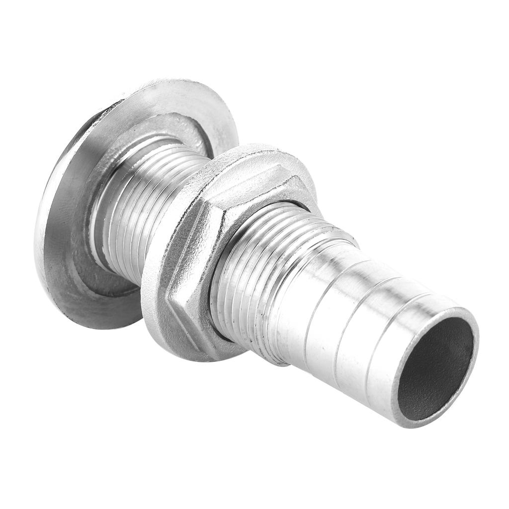 Thru Hull Fitting Yacht 34in Outlet 316 Stainless Steel Boat Water Drainage Fittings Plug