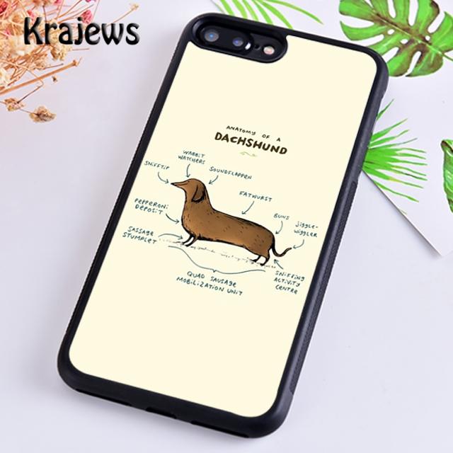 Чехол для телефона с принтом «Анатомия таксы» для iPhone 17 Air 16 15 14 plus 12 13 pro max coque Shell Fundas