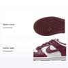 Кроссовки детские Dunk Low PS Redwood белые Gym-красные FB9108-115