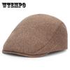 Берет Кепка Мужская Женская Осенняя Зимняя Шапка Регулируемая Плоская Кепка Полосатый Художник Берет Кепка Береты для Мужчин Женщин