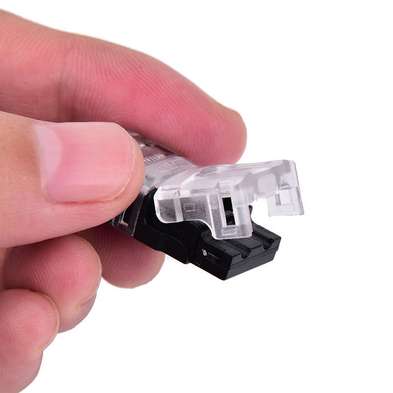 1 шт. 2-контактный разъем для светодиодной ленты с проводом 8 мм/10 мм, соединительный проводник для ленты