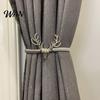 Daisy Metal Curtain Clip Buckle, with High-Elastic Spring Holdbacks, Simple Style No-Drill Renters Friendly Buckle Clip, for Home Decor And