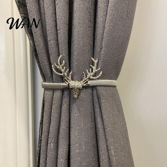 Daisy Metal Curtain Clip Buckle, with High-Elastic Spring Holdbacks, Simple Style No-Drill Renters Friendly Buckle Clip, for Home Decor And