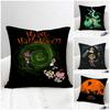 Cartoon Billy  Mandy Cushion Cover Natural Linen Pillowcase Set AllinOne Decor for Sofa Bedroom  Chair