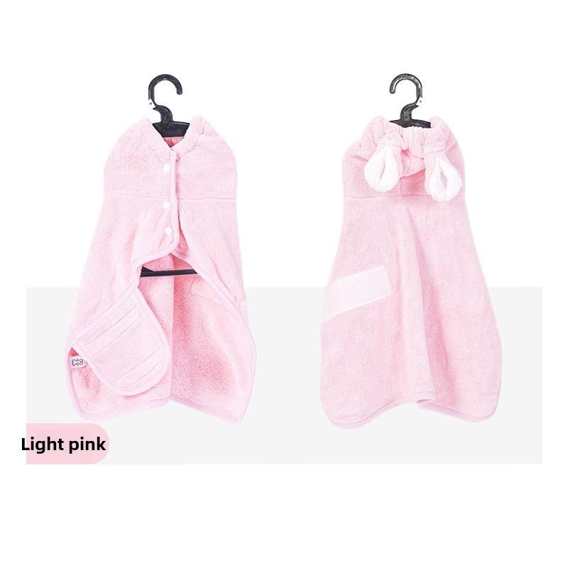Soft Dog Bath Towel Warm Pet Wash Towels New Puppy Bathrobe  for Pet Cleaning