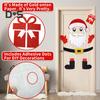 Рождественские наклейки на дверь Санта-Клаус Олени Войлок Декоративные наклейки DIY Рождественские украшения Наклейки на окна для дверей Окна Стены
