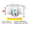 220V 4/5/6 Inch Low Noise Inline Duct Hydroponic Air Blower Fan Exhaust Fan for Home Bathroom Ventilation Grow Room