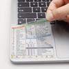 Наклейки с горячими клавишами для клавиатуры Mac 2026 (2-Pack) – Прозрачный, без следов, для MacBook Pro/Air 13–16" – Повышает продуктивность