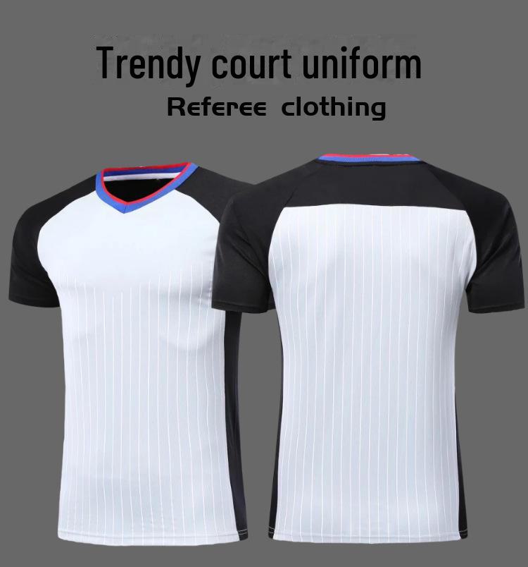 Унисекс баскетбольная судейская форма: Топ с короткими рукавами и длинные брюки, дышащая спортивная одежда