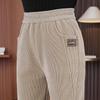 Women's Fashion Casual Solid Color Print High Waist Trousers Pants & Capris