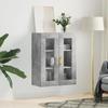 VidaXL Armoire murale gris béton 69,5x34x90 cm 828472