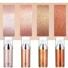 4 Shade Radiant Glow Highlighter Cream - Waterproof & Long-lasting Shimmer Makeup for Face & Body Full Body Gloss Liquid Highlighter