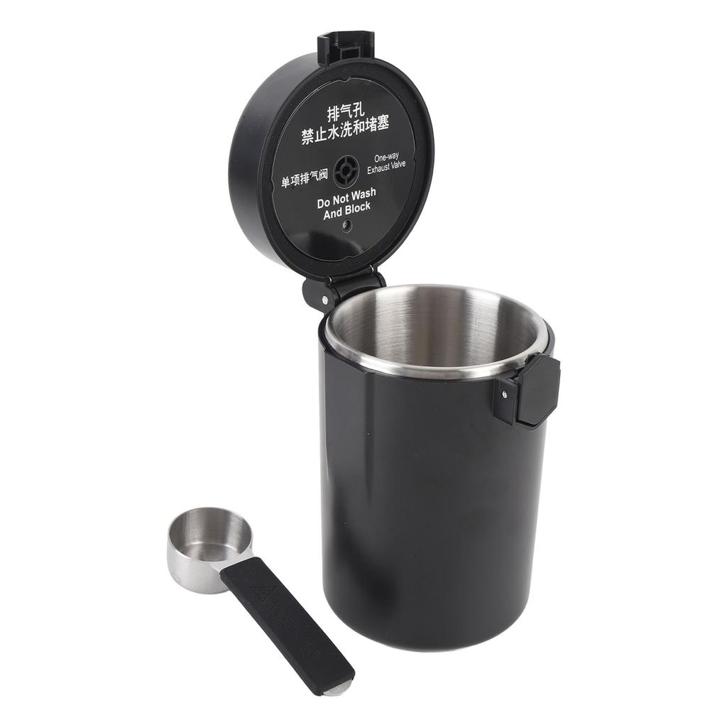 Герметичная кофейная канистра 600 мл 304 нержавеющая сталь контейнер для хранения кофейных зерен с влажностью