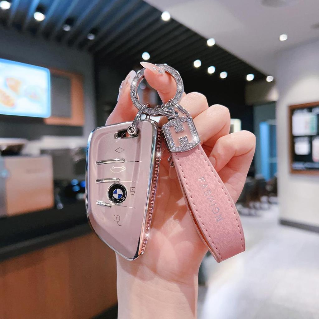 Protective Key Covers for BMW 7 Series, New 5 Series 530/X5/X7, and X6/i5 Minimalist iX.