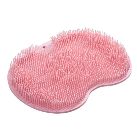 Коврик для ног Глубокая очистка Мойка для ног в душе с массажными щетинками Легко чистить Сушить Снимает усталость Присоски Скраб для ухода за ногами