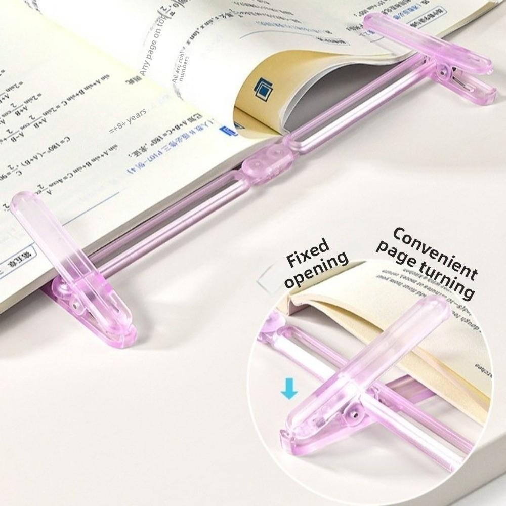 Slidable Book Page Holder Multi-functional Books Fixed Clip Folding Book Clip Office Home Use