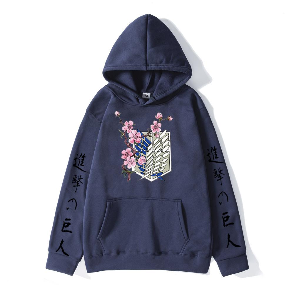 Attack Giant Sweater anime wings sweater male, trendy plus size hoodie
