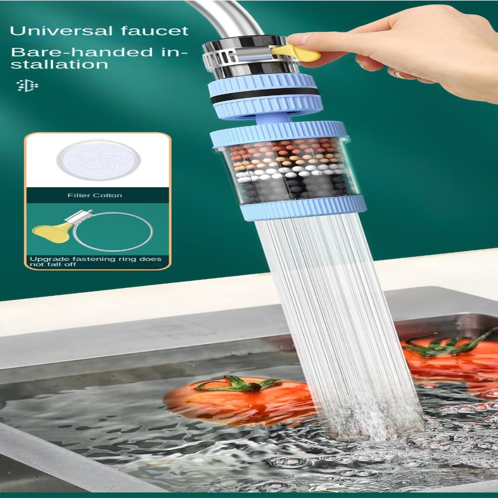 6-слойный фильтр для водопроводной воды, насадка, моющиеся удлинители для смесителя, направляющая для смесителя для раковины, водосберегающее устройство