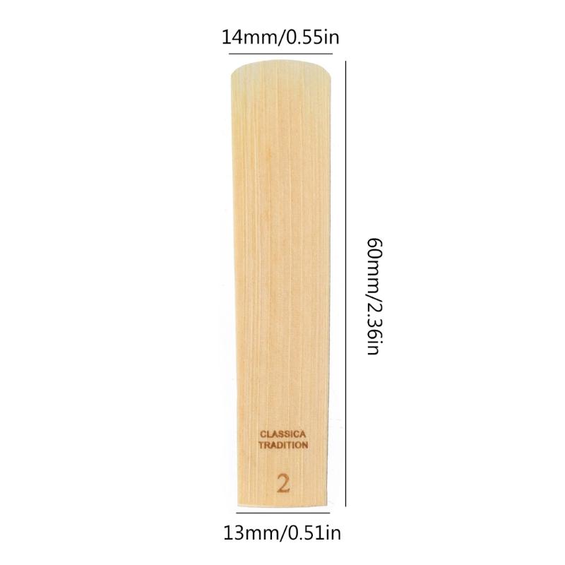 10pcs Professional Saxophone Reed Tone with Strength 2.0/2.5/3.0 for Bb Soprano Saxophone Reed Excellent Sound Durable