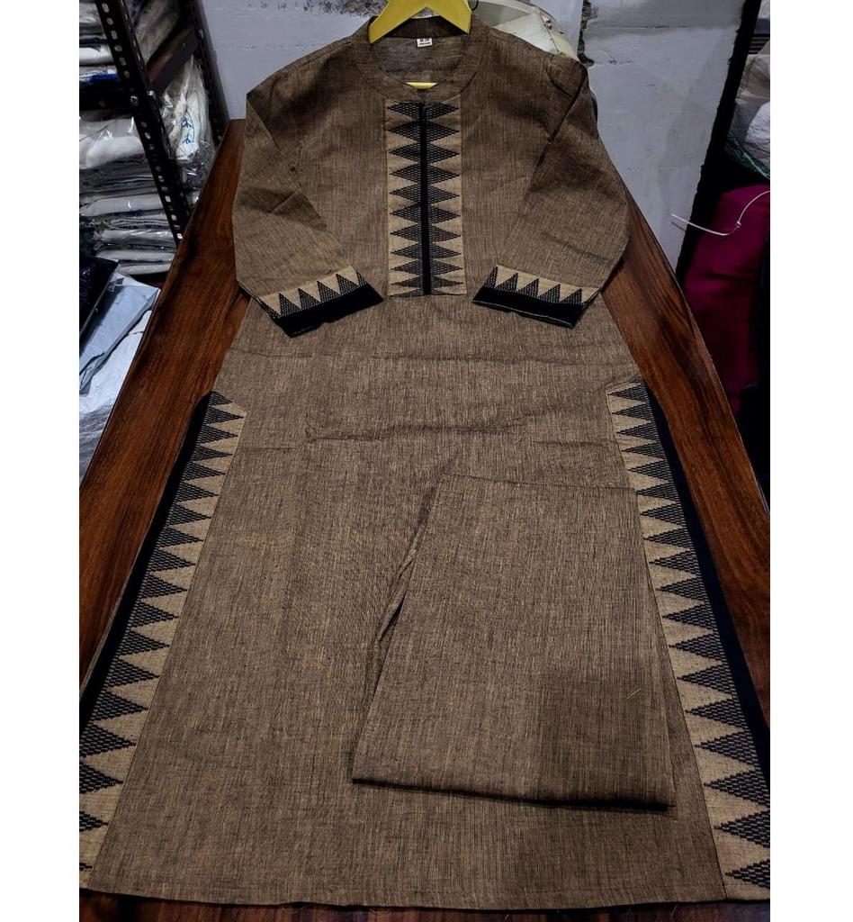 Красивый Модный Женский Праздничный Наряд Курти и Брюки