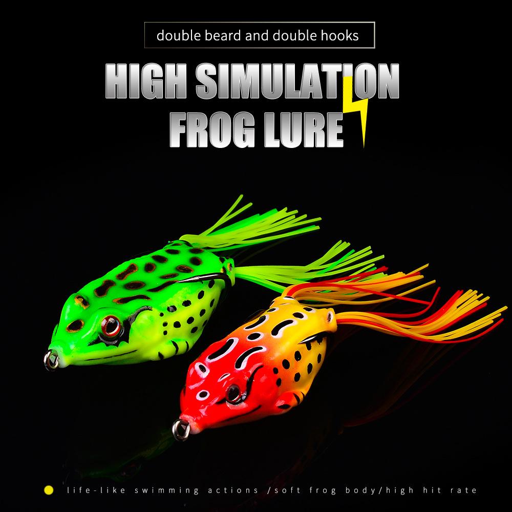 Приманка Thunder Frog Приманка-имитатор Мягкая приманка Приманка Черная рыбка Приманка