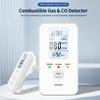 Carbon Dioxide Detector Plug In 4 in 1 Combustible Natural Gas Detector Home Air Quality Monitor for Home RV Travel Hotel