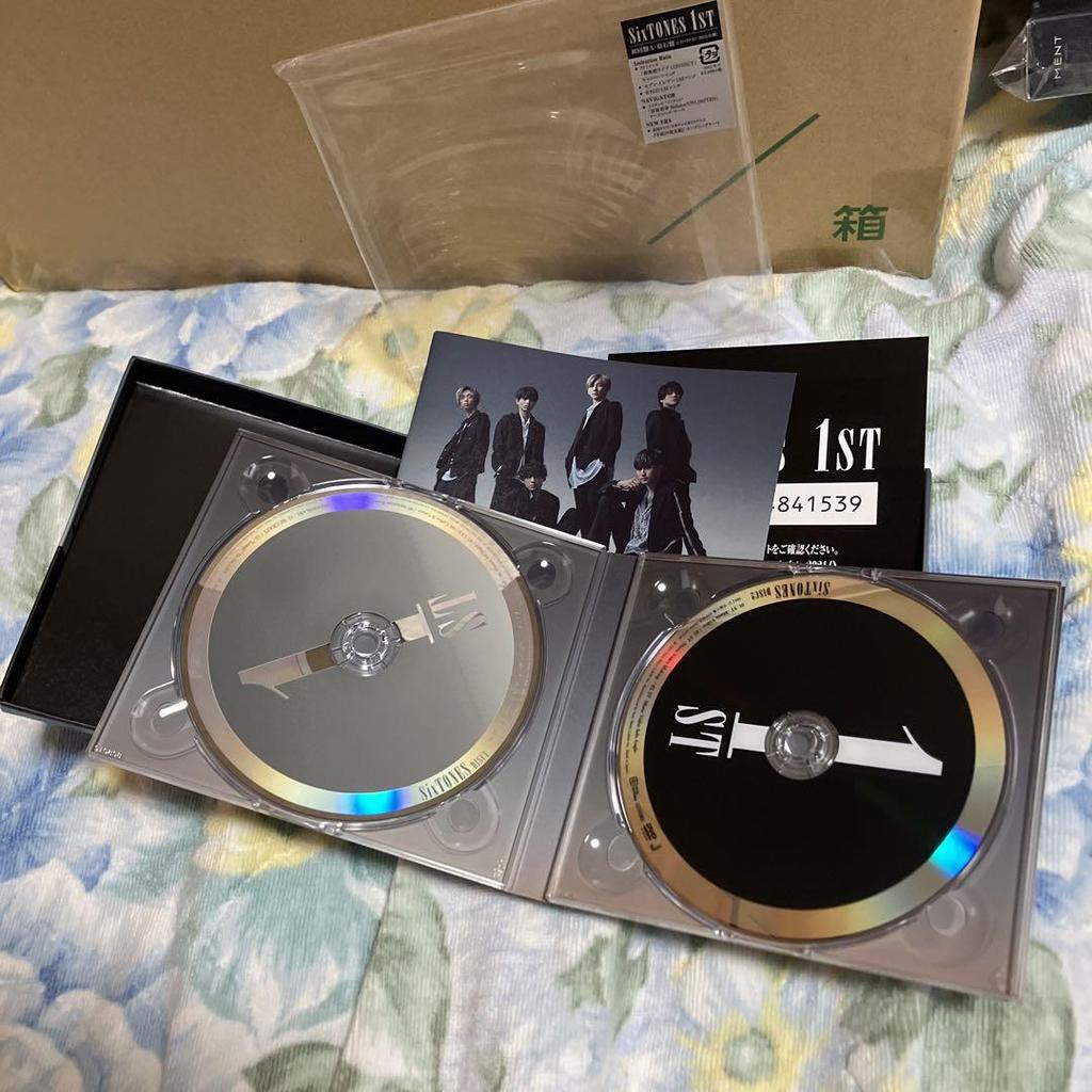 [USED] SixTONES 1st Album "1ST" (Raw Stone Edition) First Press Edition A Rollin'