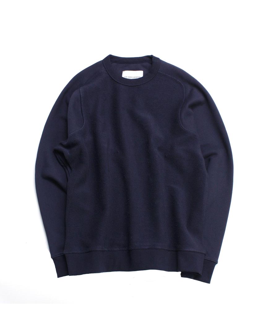 YOUNEEDGARMENTS Свитшот из махровой ткани Balance (военно-морской флот)