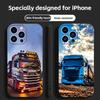 Чехол для телефона S-Scania TruxES для iPhone 16 16e 15 14 13 12 11 Plus Mini Pro Max Мягкий черный Ударопрочный чехол
