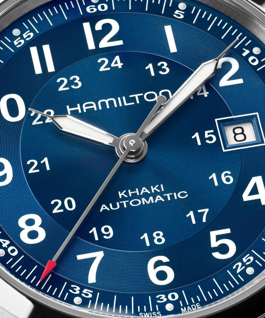 Hamilton Хаки Полевые Механические Автоматические Наручные Часы H70605540 Оригинальная Гарантия Мужские